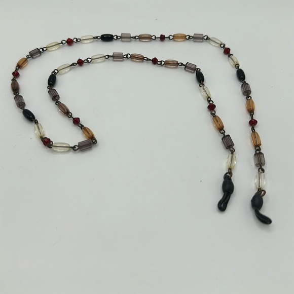 Beaded glass eyeglasses necklace - Picture 1 of 2